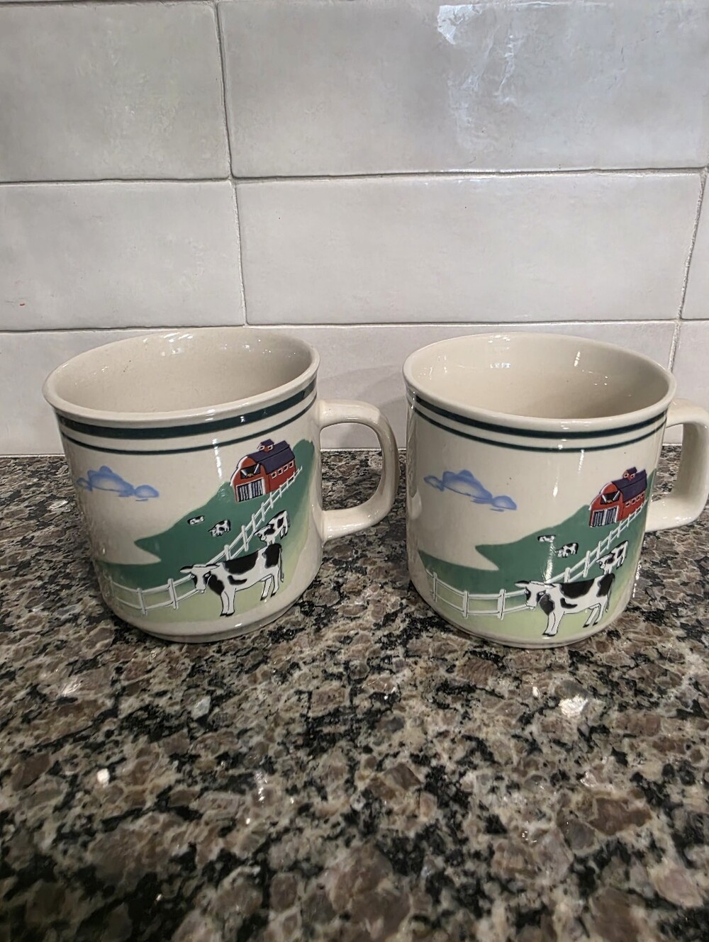 Vintage Century Farmhouse Cow Ceramic Coffee Mug